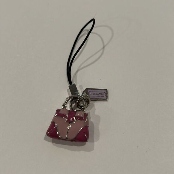 NWOT Vintage COACH Mini Purse Charm
Lanyard Cell Phone Charm - Picture 9 of 9